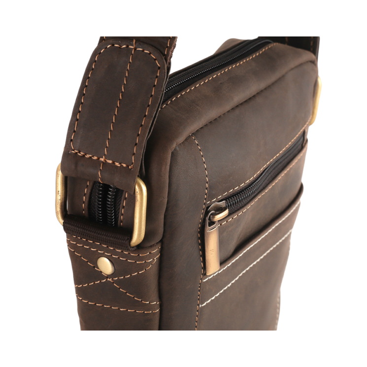 Férfi bőrtáska ALWAYS WILD 250840-MH Brown