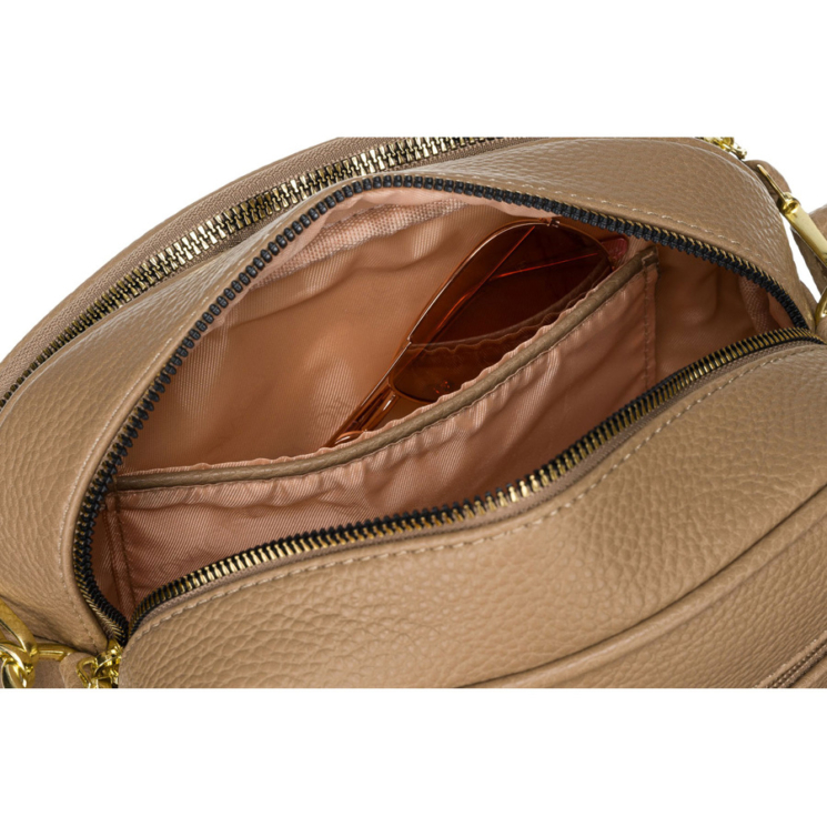 Komplet torebka + saszetka PU R-KP-17-A19 D.Beige