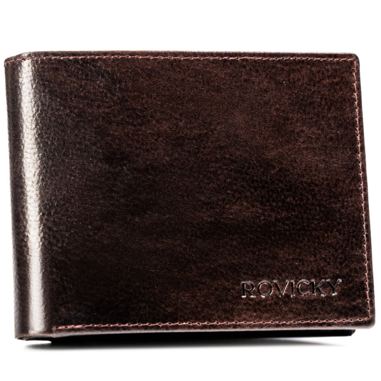 Férfi bőr pénztárca N992-RPVT-BL BROWN