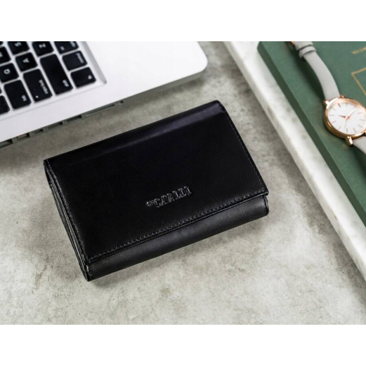 CAVALDI 4U RFID bőr pénztárca RD-22-GCL-0870 FEKETE