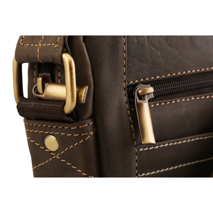 Férfi bőrtáska ALWAYS WILD 250840-MH Brown