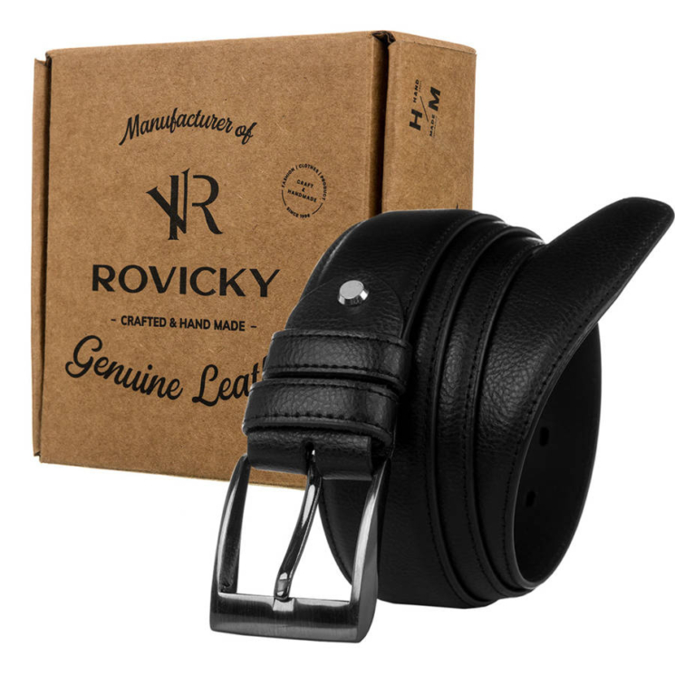 Férfi bőr öv PRS-08-ARS Fekete