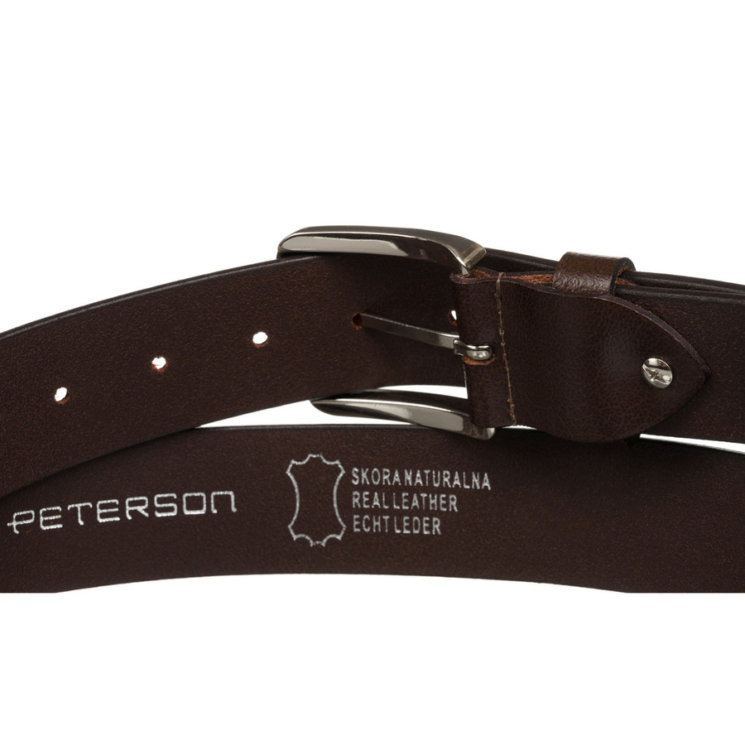 Férfi bőr öv PTN LTP-TWT BROWN