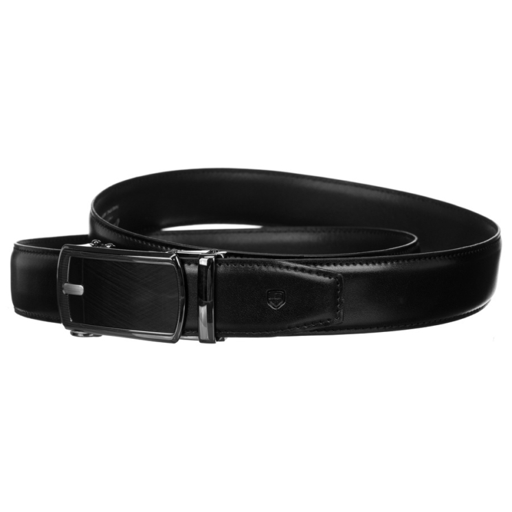 PU+bőr 35 mm-es öv PTN AB35-02-PUL FEKETE