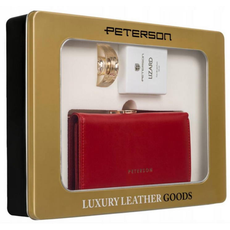 Ajándékcsomag: női pénztárca és Peterson Lizard eau de parfum PTN ZD30