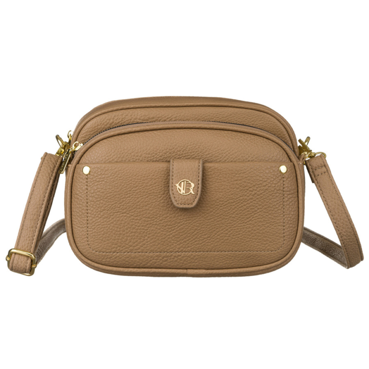 Komplet torebka + saszetka PU R-KP-17-A19 D.Beige