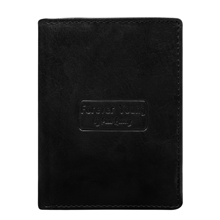 Férfi bőr pénztárca N4-SDD BLACK