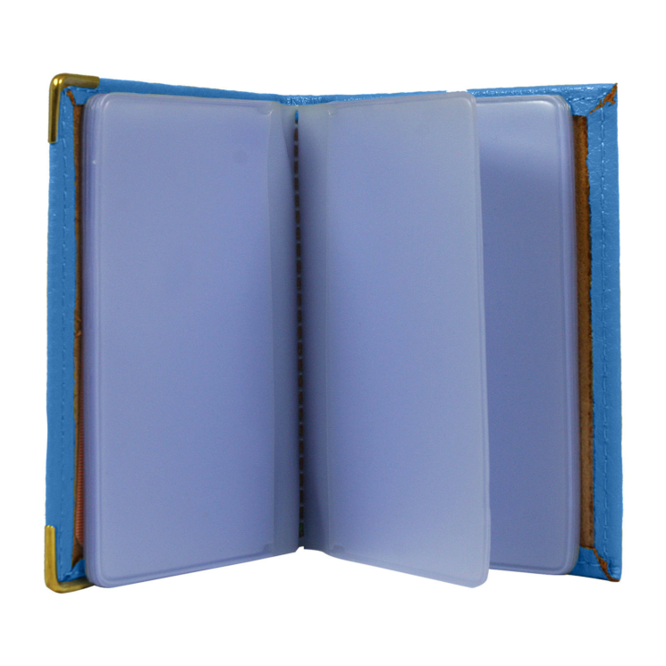 Bőr irattartó 302-BL L.Blue