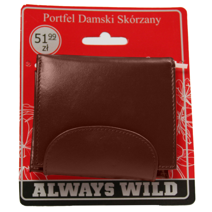 Női bőrtárca N202-SCL-BL Maroon