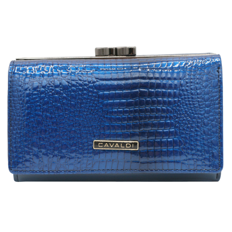 Portfel skóra + PU PN23-RS Blue