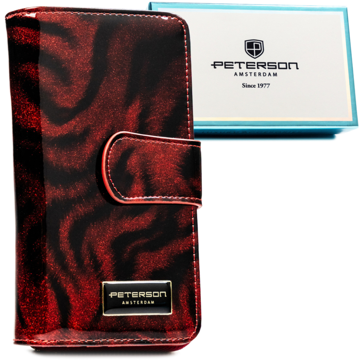 Női pénztárca bőr+PU PTN PS116-TDS Red