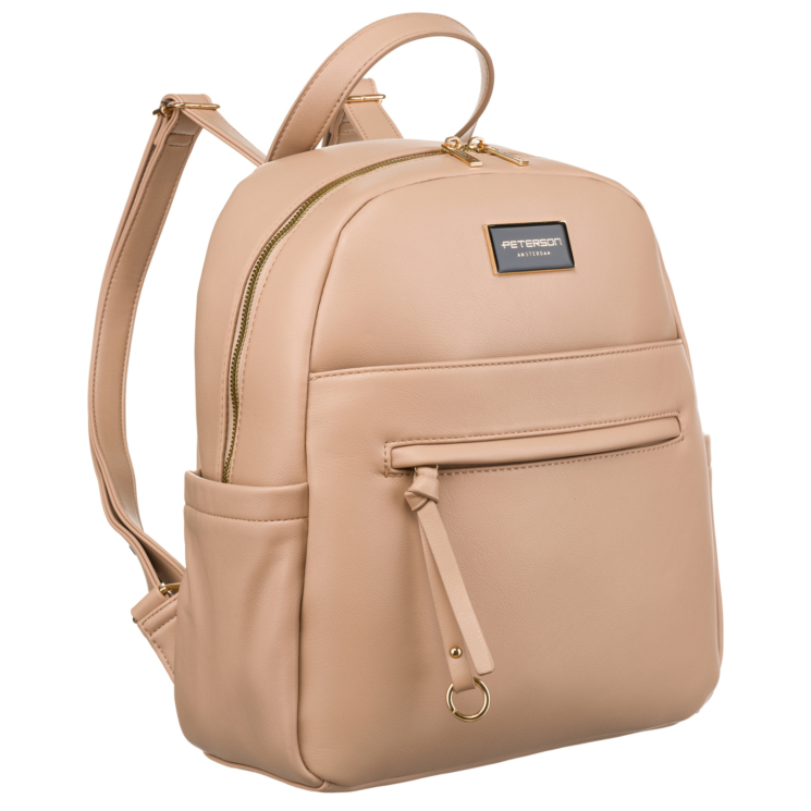 Női PU hátizsák PTN T39013 D.Beige