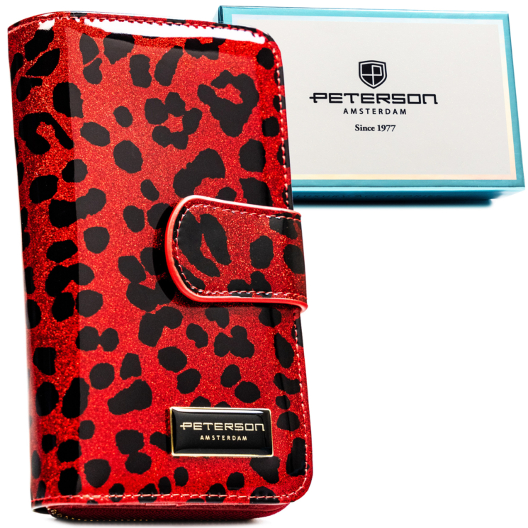 Női pénztárca bőr+PU PTN PS116-PDS Red