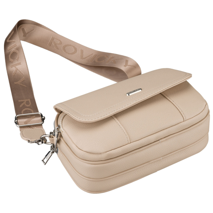 Női kézitáska PU R-074-02 L.Beige