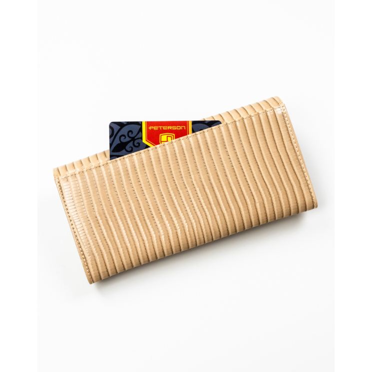 Női pénztárca bőr+PU PTN PS401-CRV KHAKI