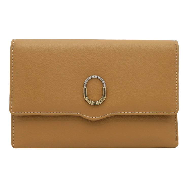 Női PU pénztárca WC-2301 Camel