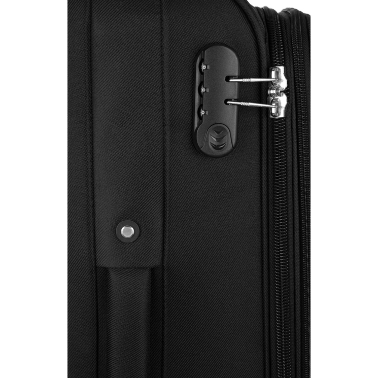 Bőröndkészlet PTN 5209-SET Fekete+Fekete