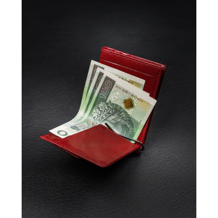 Bőr pénztárca CPR-034-BAR Red
