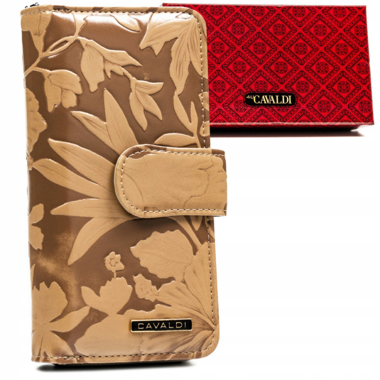 Női pénztárca Bőr+PU PX34-DSF Camel