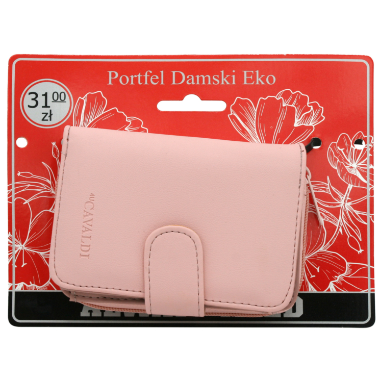 Női PU pénztárca K-030B-BL Pink
