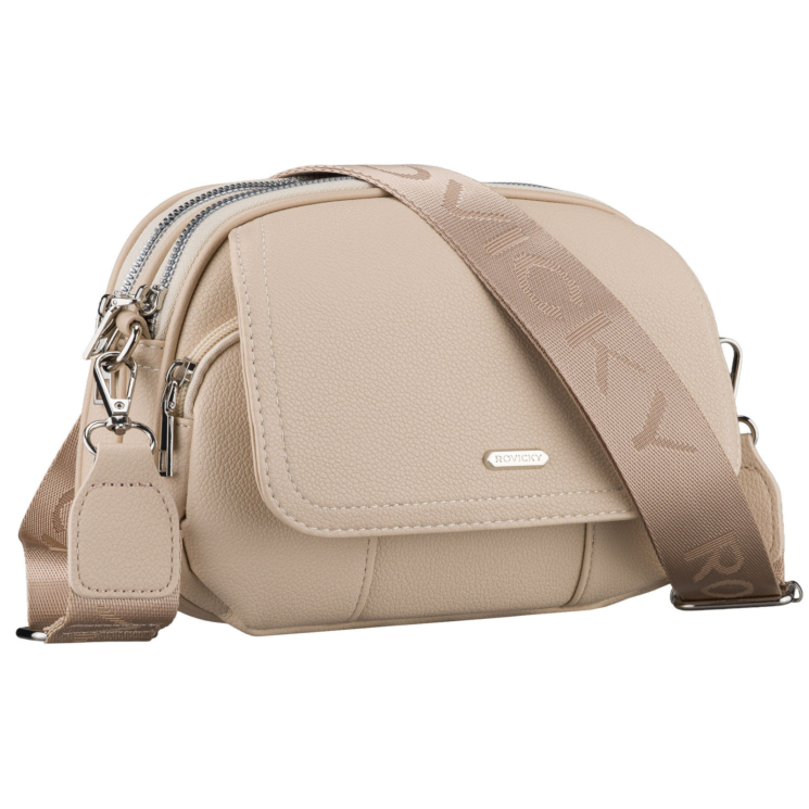 Női kézitáska PU R-074-02 L.Beige