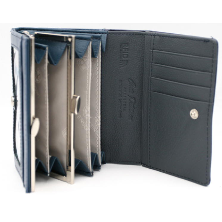 Női pénztárca bőr+PU PTN PX30-F773 Navy