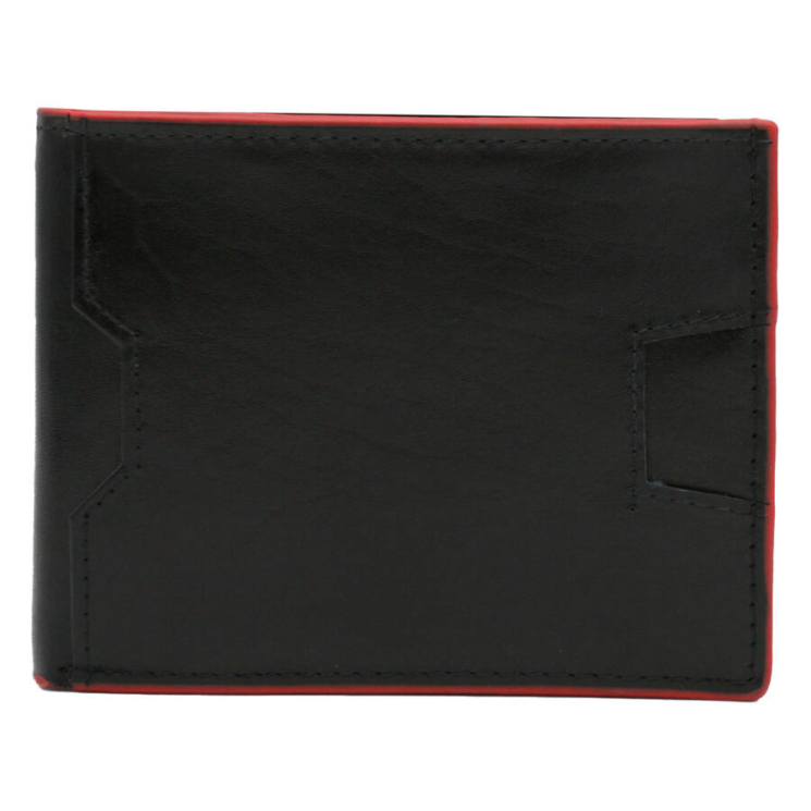 Férfi bőr pénztárca N79-VT-NLBLACK+RED