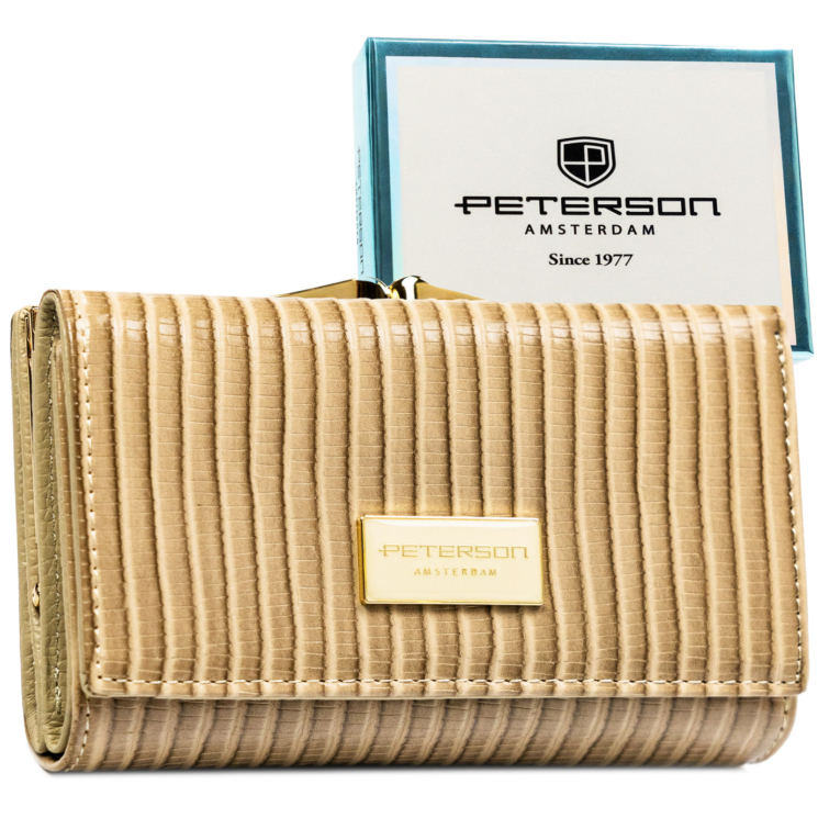 Női pénztárca bőr+PU PTN PS108-CRV Khaki