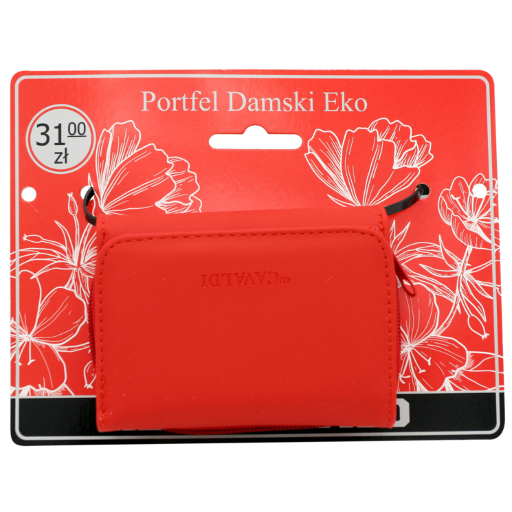 Női PU pénztárca K-206L-BL Red