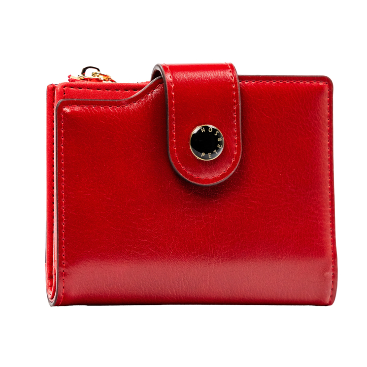 Női PU pénztárca PTN 012-F Red