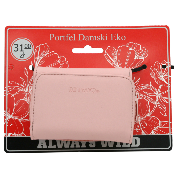 Női PU pénztárca K-206L-BL Pink