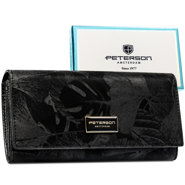 Női PTN pénztárca PTN PS122-MLF Fekete PTN PS122-MLF Fekete