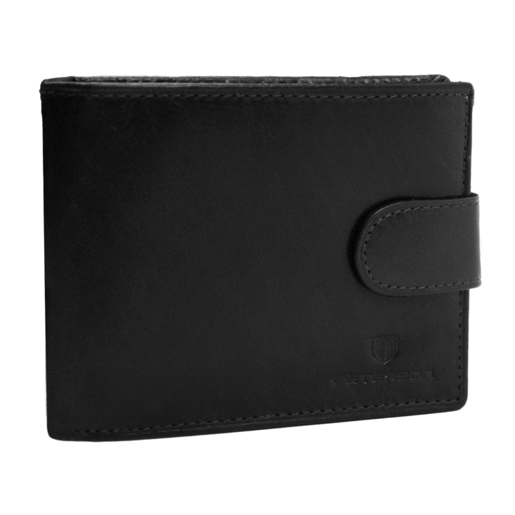 Férfi bőrtárca PTN N992L-BUF Fekete