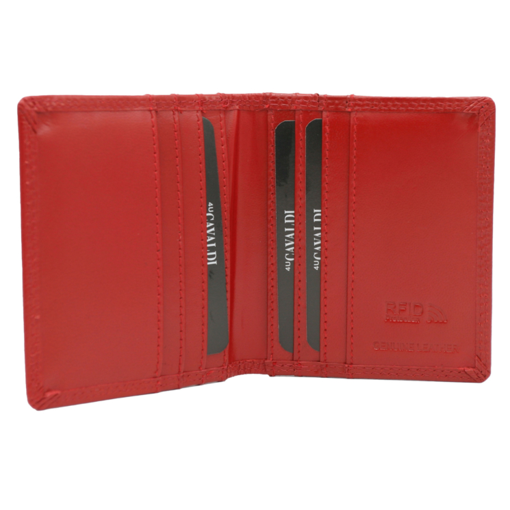 Bőr pénztárca CW1015-LGV Red