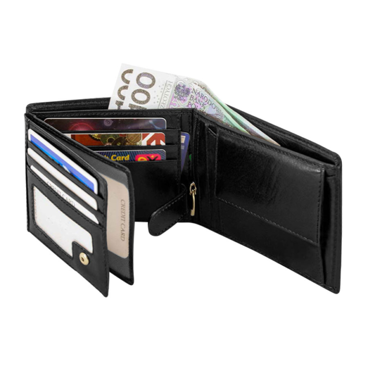 ROVICKY bőr RFID pénztárca PC-103-BAR