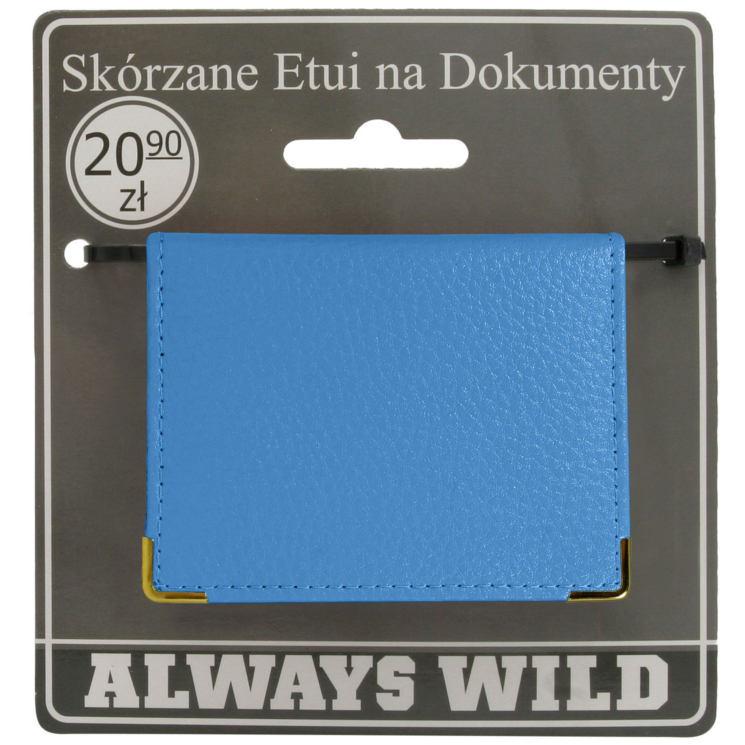Bőr irattartó 302-BL L.Blue