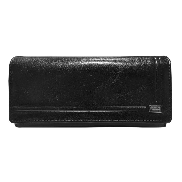 Női bőrtárca CPR-8787-BAR Fekete