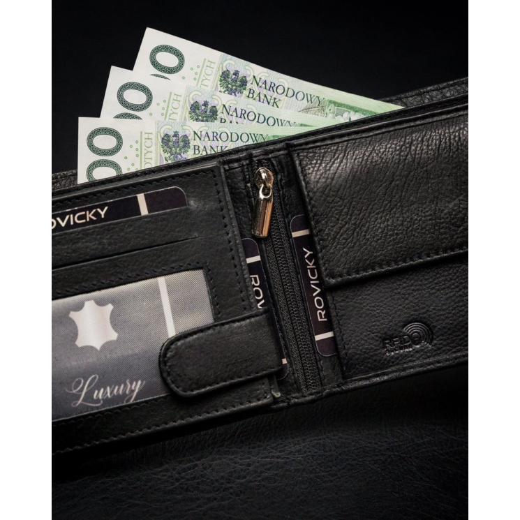ROVICKY RFID bőr pénztárca N992-PZ-CCR-RFID
