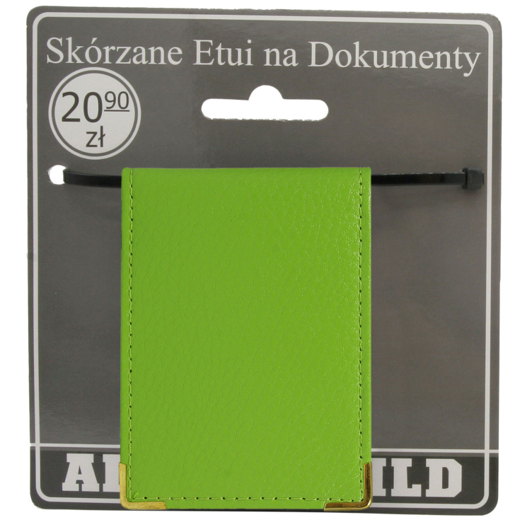 Bőr irattartó 301-BL Zöld