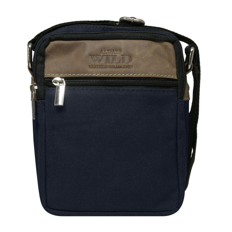 Bőr+vászon táska ALWAYS WILD 588-MHC