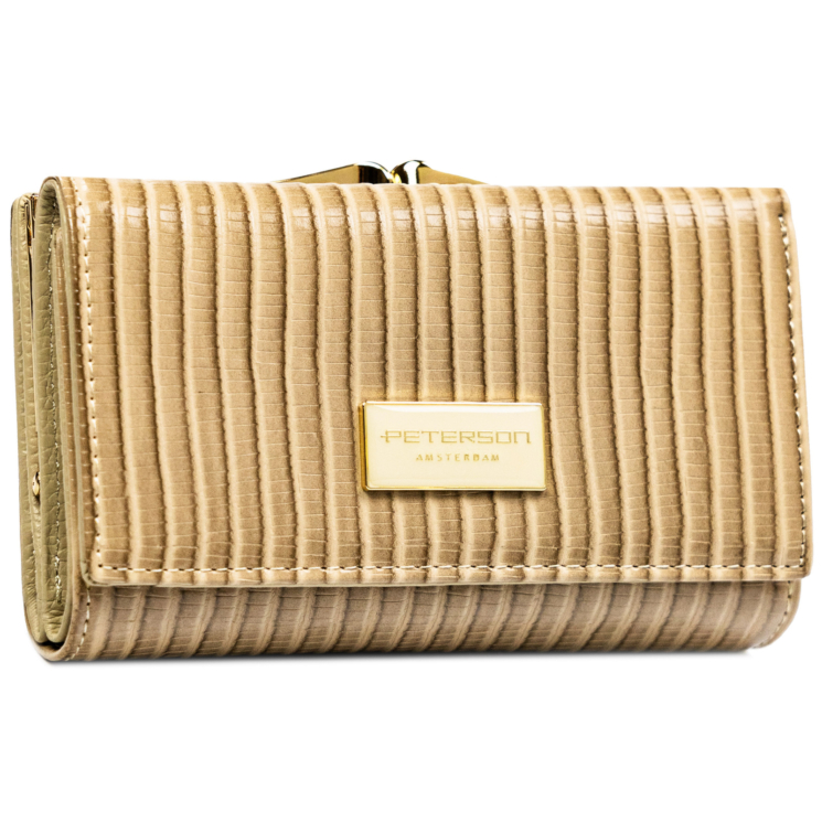 Női pénztárca bőr+PU PTN PS108-CRV Khaki