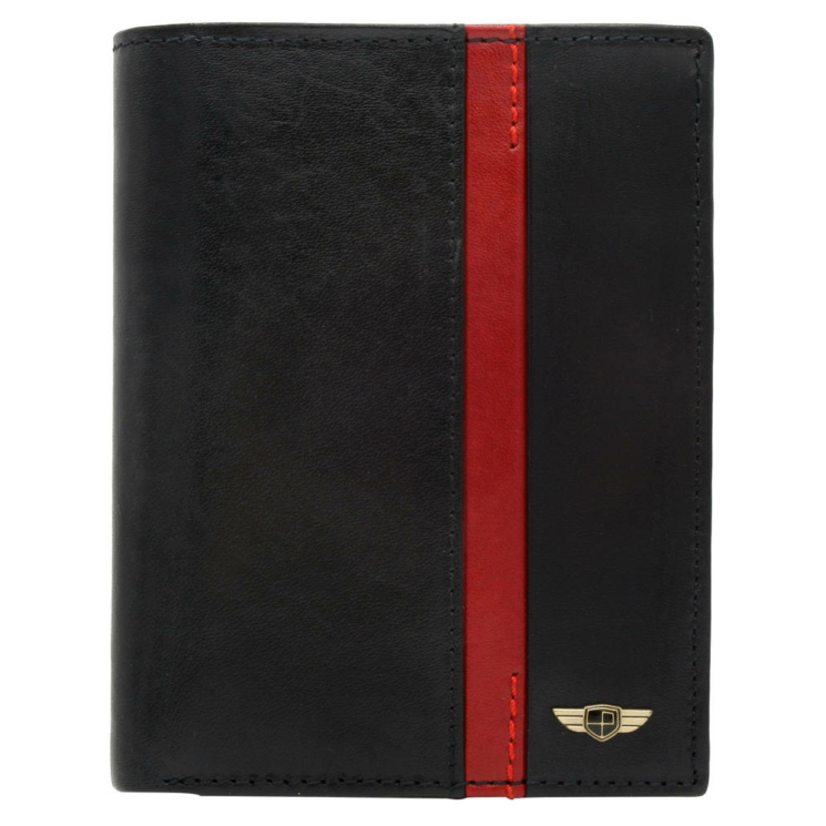 Férfi bőr pénztárca PTN N575-VTP-BL-RED