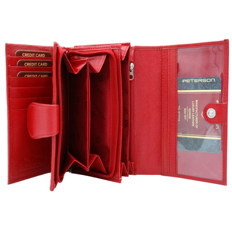 PETERSON PTN RD-21-GCLS RFID bőr pénztárca