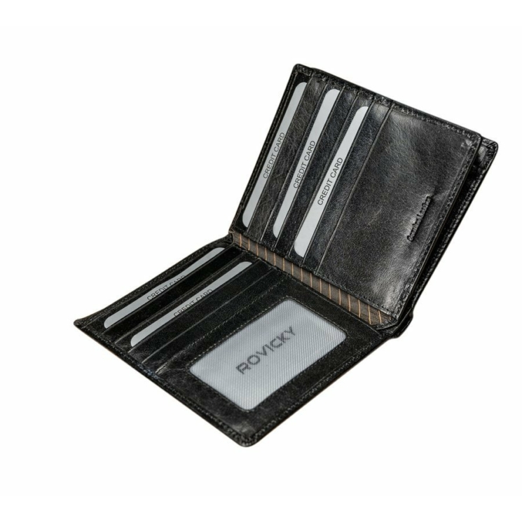 ROVICKY bőr RFID pénztárca PC-106-BAR