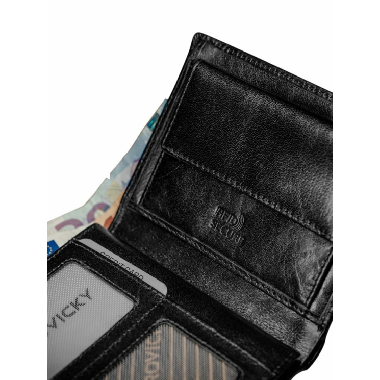 ROVICKY bőr RFID pénztárca PC-106-BAR