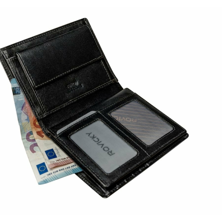 ROVICKY bőr RFID pénztárca PC-106-BAR
