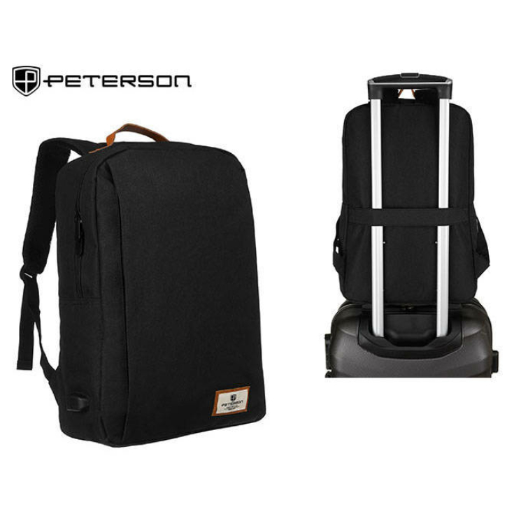 Peterson Hátizsák PTN BPP-02 FEKETE 