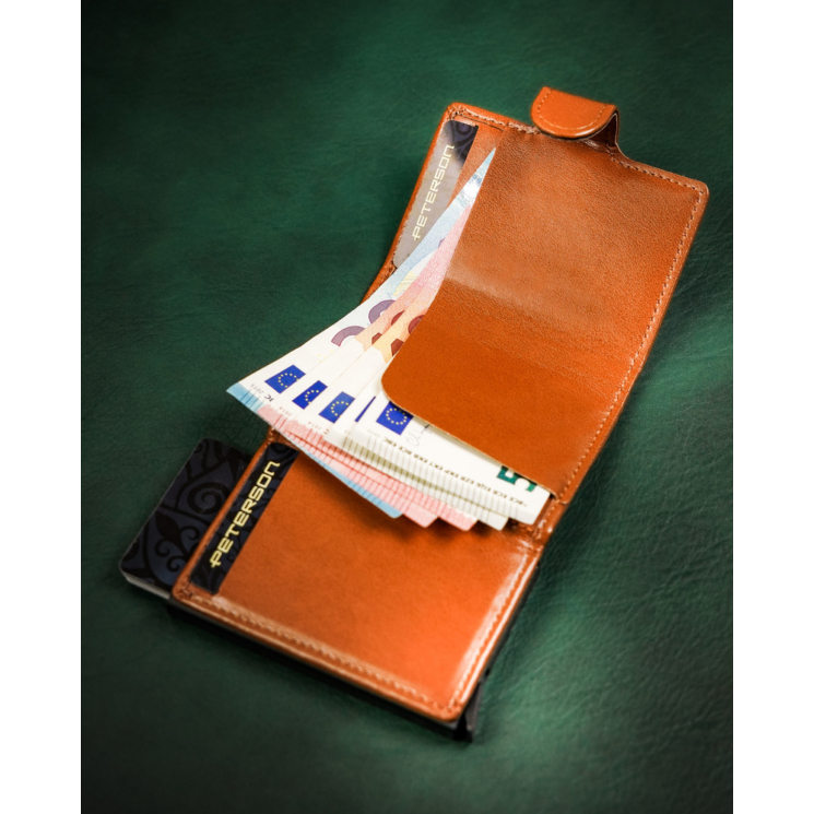 PETERSON PTN 122511906 Cognac eco RFID pénztárca