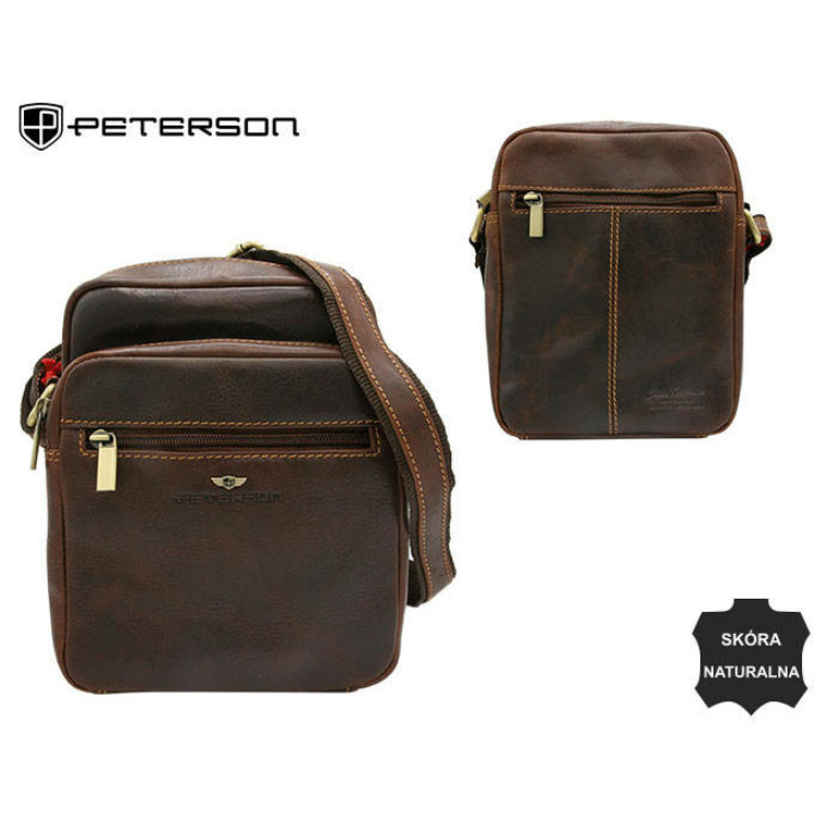 Bőr táska PTN TB-011-COM BLACK
