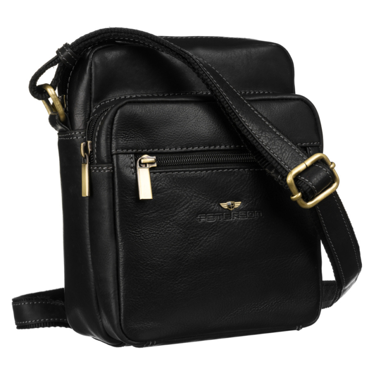 Bőr táska PTN TB-011-COM BLACK